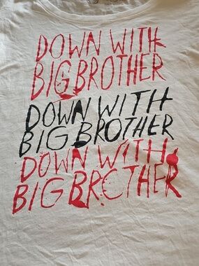 George Orwell 1984 “Down With Big Brother” Tee